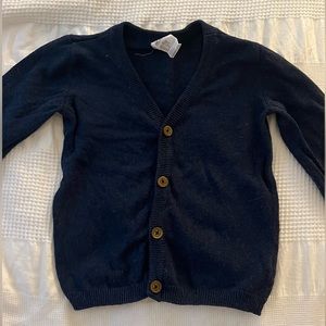 Navy blue H&M cardigan size 9-12 months in great condition